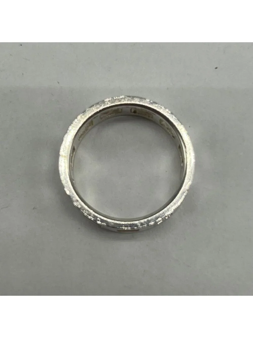 Gucci Open Square Ring Silver
